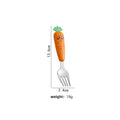 Axyaa Kids Carrot Tableware Set: Spoon, Fork, Flatware, Box - Kitchen Tools