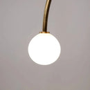 Axyaa Golden Arch Bend Tube Wall Lamp Rotatable Metal Art G9 LED