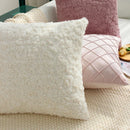 Axyaa Rabbit Fur Cushion Cover: Soft Plush 45x45cm for Cozy Home Decor