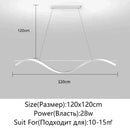 Axyaa Modern LED Pendant Lights for Dining Room Kitchen Living Room Bar