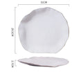 Axyaa Ceramic Dinner Plate Set B: Soup, Pasta, Steak, Sushi Dishes, Salad Bowls, Trays