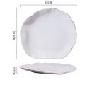 Axyaa Ceramic Dinner Plate Set B: Soup, Pasta, Steak, Sushi Dishes, Salad Bowls, Trays