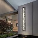 Axyaa Outdoor LED Wall Lamp: Waterproof Aluminum Sconce Light for Garden, Porch, Balcony