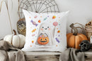 Axyaa Halloween Kids Princess and Skeleton Pillow Cover for Sofa Bedroom Car