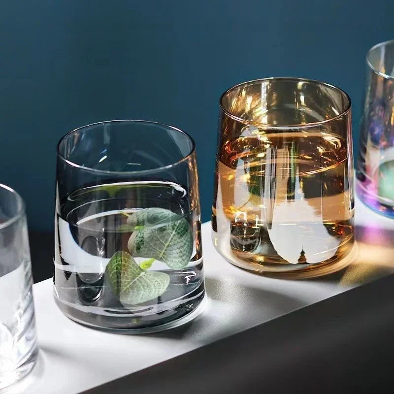 Axyaa 270ML Glass Mug - Modern Simple Style for Tea, Coffee, Juice & Water