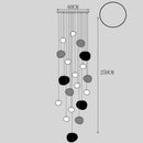 Axyaa Contemporary Indoor Chandeliers for Stairs & Living Room Lighting