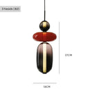 Axyaa Glass Pendant Light: Modern Nordic Luminaire for Home Decor
