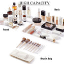 Axyaa Multilayer Square Cosmetic Bag Waterproof Makeup Pouch