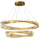 Axyaa Postmodern Crystal Chandelier for Luxurious Living Spaces