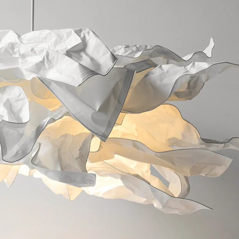 Axyaa White Cloud Pendant Light for Modern Living Spaces