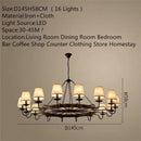 Axyaa Vintage Chandelier Restaurant Personalized Clothing Private Rooms Industrial Living Room Lighting