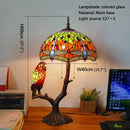 Axyaa Tiffany Stained Glass Table Lamp for Luxurious Living Spaces