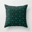 Axyaa Geometric Print Cushion Pillowcase 45x45cm for Home Decor