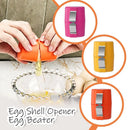 Axyaa Egg Shell Opener & Peeler Set for Easy Egg Cracking and Separating