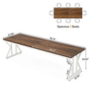 Axyaa Executive Desk: 78.7-Inch Large Workstation for Computer, Office, Writing, and Study