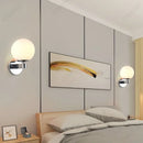 Axyaa Glass Wall Lamp: Stylish E27 Indoor Lighting Fixture for Bedroom, Living Room & Corridor