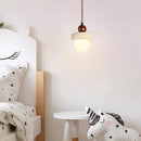 Axyaa Yellow Cave Stone Pendant Lamp - Medieval Cream Style - Wabi Sabi Bedroom Lighting