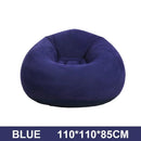 Axyaa Inflatable Sofa Chair: Comfortable PVC Lounger Seat for Living Room