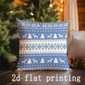 Axyaa Christmas Digital-Print Pillowcases for Sofa Bedroom Car - Festive Cushion Cover