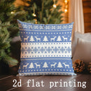 Axyaa Christmas Digital-Print Pillowcases for Sofa Bedroom Car - Festive Cushion Cover