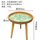 Axyaa Handmade Rattan Shells Coffee Table - Nordic Style Home Decoration