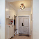 Axyaa Modern Iron Wood Ceiling Light for Living Room, Bedroom, Kitchen Lighting