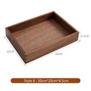 Axyaa Solid Wood Entrance Desk Organizer Tray - Storage for Keys, Jewelry, Cosmetics