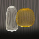 Axyaa Modern Cage Chandelier Pendant Lamp for Hotel Lobby Restaurant