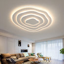 Axyaa Nordic Corrugated Chandelier: Modern Flush Mount Ceiling Light for Bedroom, Living Room & Terrace