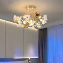 Axyaa Staircase Chandeliers Modern LED Pendant Light for Living Room