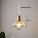 Axyaa LED Glass Lampshade Chandelier for Living Room, Bedroom, and Cafe Lighting