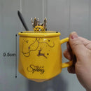 Axyaa Cartoon Ceramic Mug - Fun Tea & Coffee Cup Gift