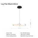 Axyaa Nordic Acrylic Chandelier LED Ceiling Light for Living Room Kitchen Restaurant