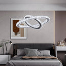 Axyaa Crystal Ring Chandelier Pendant Lights for Dining Room and Hotel Decor