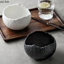 Axya Ceramic Tableware Set: Dinner, Soup, Salad, Pasta, Snack, Dessert Plates - Stone Pattern