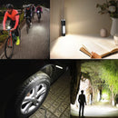 Axya Rechargeable LED Flashlight Set of 10 Bright Waterproof Torches