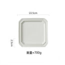Axyaa Geometric Ceramic Plate Set for Molecular Cuisine and Dining