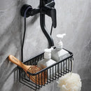 Axyaa Aluminium Bathroom Shower Shelf Shampoo Holder Organizer Basket Storage