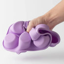 Axyaa Silicone 12-Hole Round Mold for Baking Cupcakes and Cookies