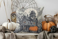 Axyaa Halloween Pumpkins & Candies Pattern Pillow Cover for Sofa, Bedroom, Car