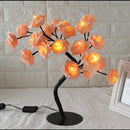 Axyaa Rose Flower Table Lamp: 24 LED Bedroom Night Light & Home Decor