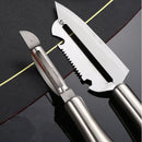 Axyaa Stainless Steel Vegetable Fruit Peeler Grater Knife - Kitchen Gadget