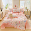 Axyaa Summer Quilt: Washed Cotton, Printed Design, Cool & Breathable