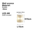 Axyaa Nordic LED Chandelier | Minimalist Acrylic Lamp for Living Room, Bedroom, and Lobby