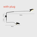Axyaa Nordic Spider Pendant Light Multi 3/6heads Black Ceiling Lamp for Living Room Bedroom