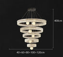 Axyaa Luxury LED Pendant Chandelier for Living & Dining Room Decor