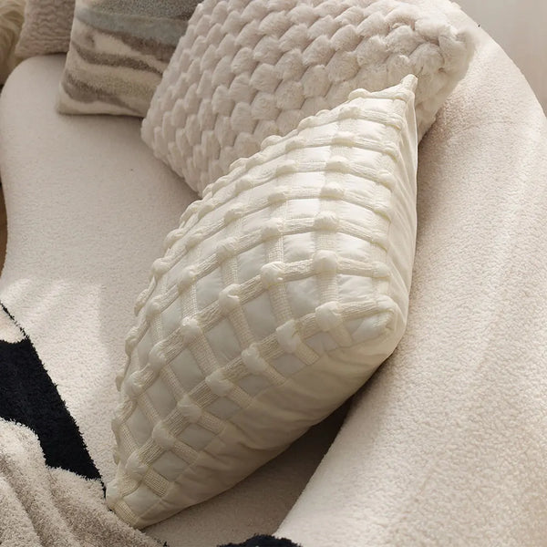 Axyaa Nordic Style Soft Square Cushion Cover for Home Decor - Creative Design