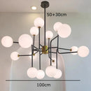 Axyaa Nordic Chandeliers Dining Room Pendant Lights Ceiling Hanging Lamps