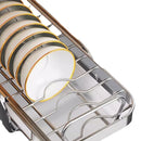 Axyaa Pull-Out Countertop Cutlery Storage Drainer for Kitchen Dish & Cup