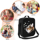 Axyaa Butterfly Cat Insulated Lunch Bag - Reusable Thermal Cooler Tote
